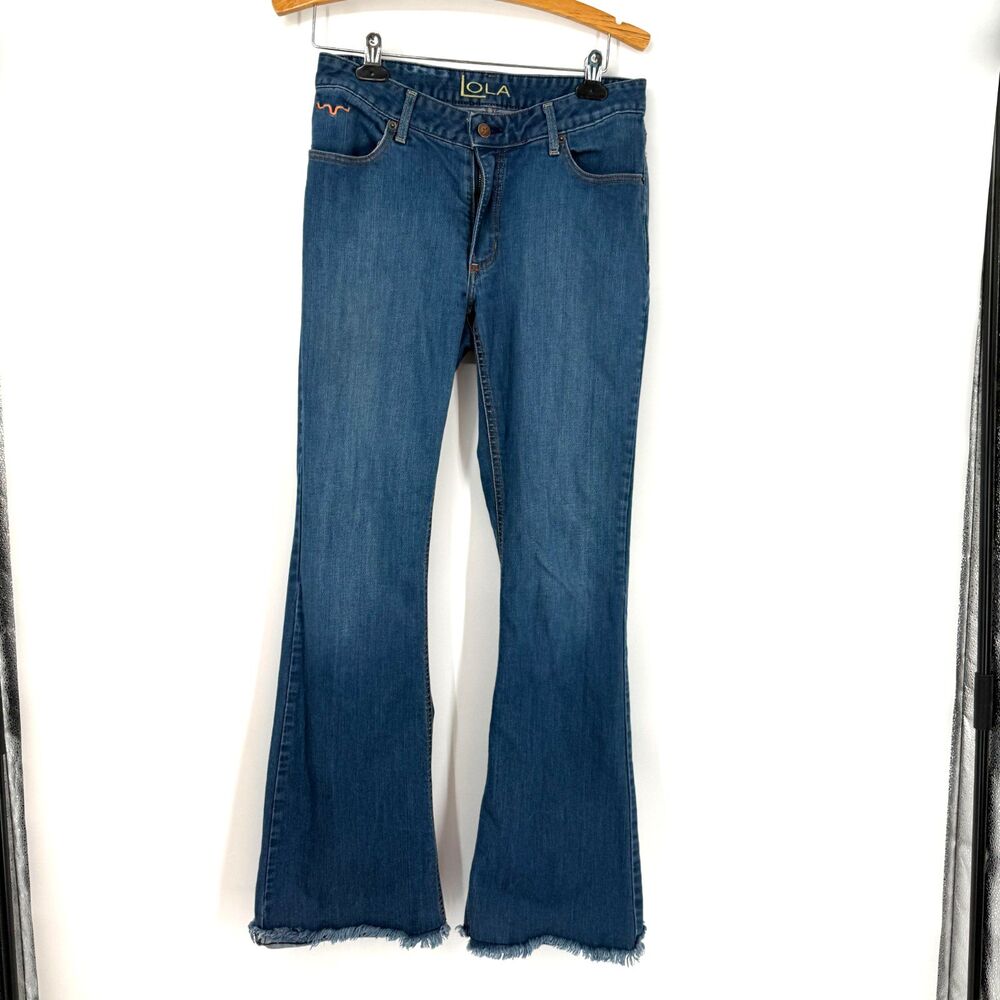 Kimes Ranch Lola Jeans Flare Bootcut Denim Pants Cowgirl Western Size 10x34